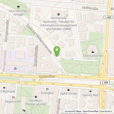 Standortübersicht der Tankstelle enercity AG in 76133 Karlsruhe
