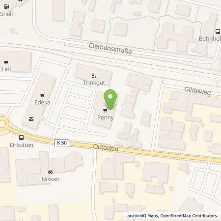 Standortübersicht der Tankstelle EnBW mobility+ AG und Co.KG in 48291 Telgte