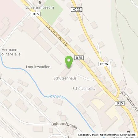 Standortübersicht der Tankstelle eze.network GmbH in 96337 Ludwigsstadt