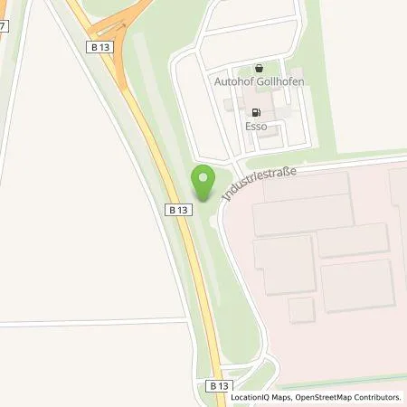 Standortübersicht der Tankstelle Stadtwerke Würzburg AG in 97258 Gollhofen