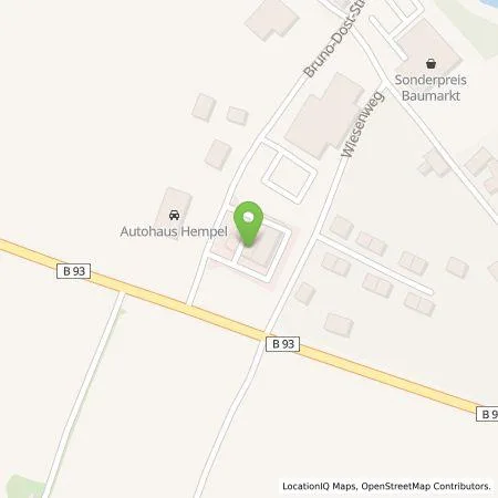 Standortübersicht der Tankstelle ORLEN Deutschland GmbH in 08289 Schneeberg