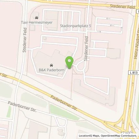 Standortübersicht der Tankstelle WELLER Premium GmbH in 33104 Paderborn