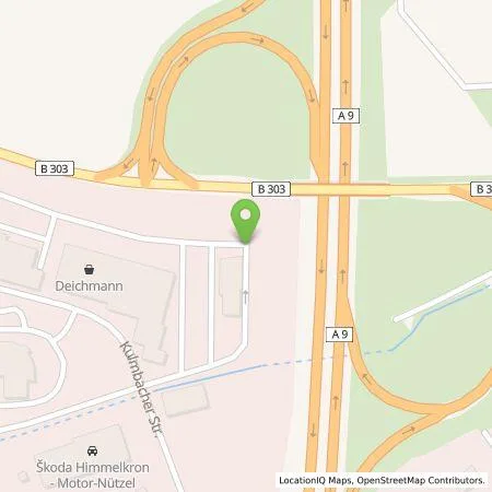 Standortübersicht der Tankstelle EWE Go GmbH in 95502 Himmelkron