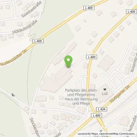 Standortübersicht der Tankstelle Alpenland Pflege- und Altenheim Betriebsgesellschaft mbH in 72172 Sulz am Neckar