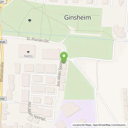 Standortübersicht der Tankstelle Wirelane Public 1 GmbH in 65462 Ginsheim-Gustavsburg