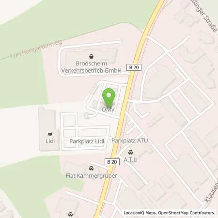 Standortübersicht der Tankstelle EnBW mobility+ AG und Co.KG in 84489 Burghausen