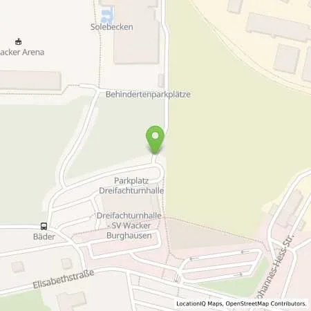 Standortübersicht der Tankstelle Charge-ON in 84489 Burghausen