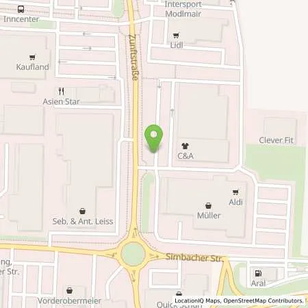 Standortübersicht der Tankstelle Citywatt GmbH in 84524 Neuötting