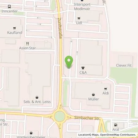 Standortübersicht der Tankstelle Citywatt GmbH in 84524 Neuötting