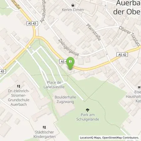 Standortübersicht der Tankstelle InAS - Infrastruktur Amberg-Sulzbach GmbH in 91275 Auerbach