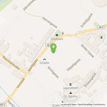 Standortübersicht der Tankstelle InAS - Infrastruktur Amberg-Sulzbach GmbH in 92249 Vilseck