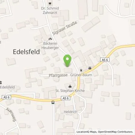 Standortübersicht der Tankstelle RegioGrünStrom GmbH & Co. KG in 92265 Edelsfeld