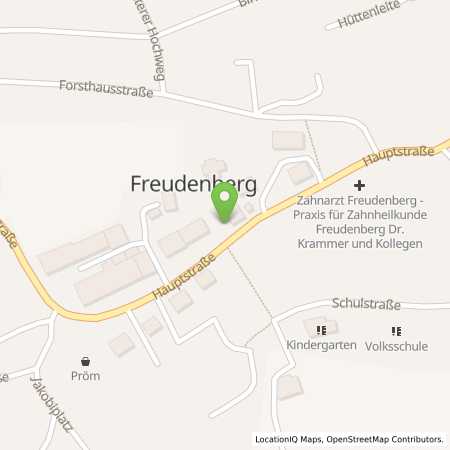 Standortübersicht der Strom (Elektro) Tankstelle: InAS - Infrastruktur Amberg-Sulzbach GmbH in 92272, Freudenberg