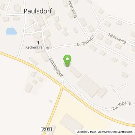 Standortübersicht der Tankstelle InAS - Infrastruktur Amberg-Sulzbach GmbH in 92272 Freudenberg