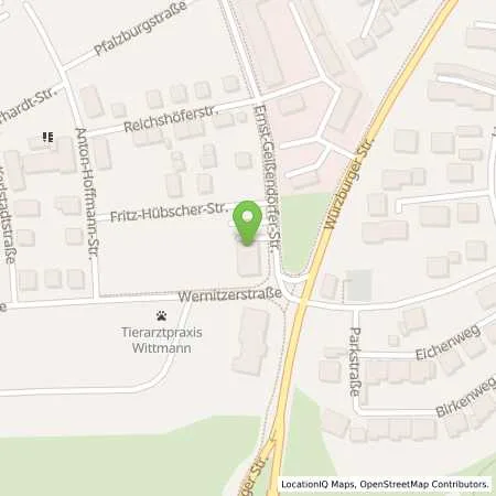 Standortübersicht der Tankstelle Ströbel Hausverwaltung GmbH in 91541 Rothenburg