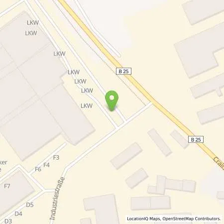 Standortübersicht der Tankstelle Stadtwerke Feuchtwangen in 91555 Feuchtwangen