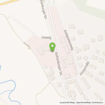 Standortübersicht der Tankstelle Stadtwerke Feuchtwangen in 91555 Feuchtwangen