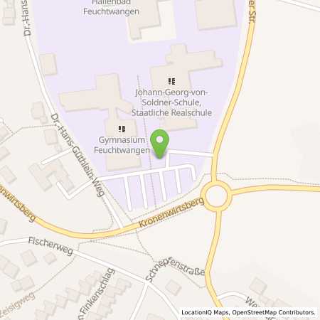 Standortübersicht der Strom (Elektro) Tankstelle: Stadtwerke Feuchtwangen in 91555, Feuchtwangen