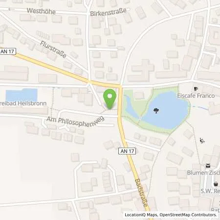 Standortübersicht der Tankstelle Stadtwerke Heilsbronn in 91560 Heilsbronn