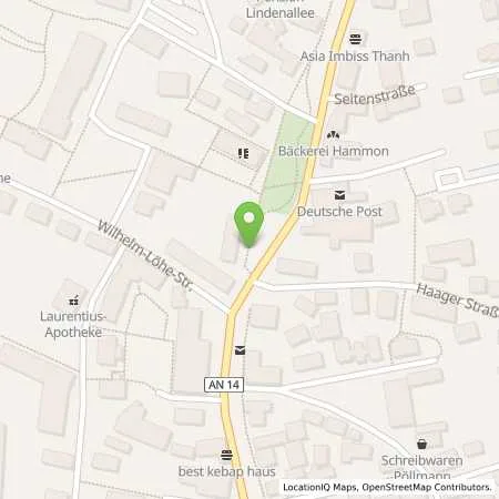 Standortübersicht der Tankstelle Gemeindewerke Neuendettelsau in 91564 Neuendettelsau