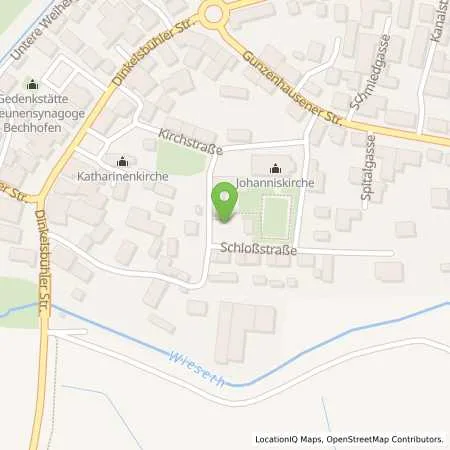 Standortübersicht der Tankstelle N-ERGIE Aktiengesellschaft in 91572 Markt Bechhofen