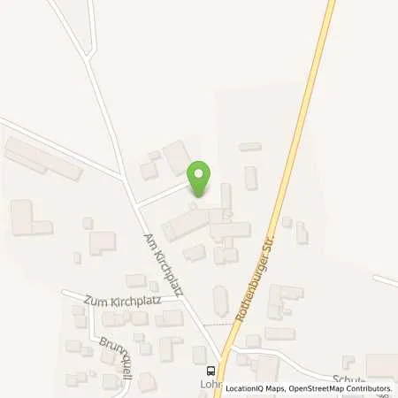 Standortübersicht der Tankstelle Rainer Korder e.K. in 91610 Insingen