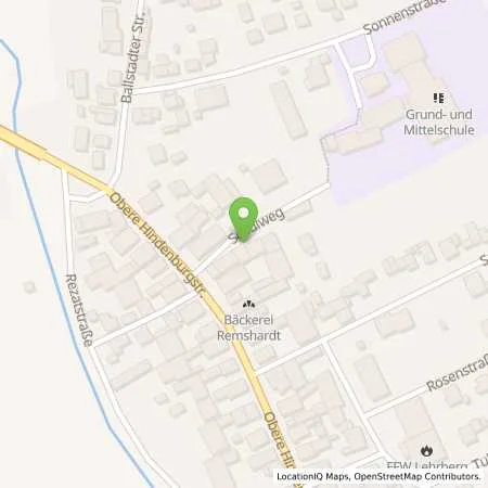 Standortübersicht der Tankstelle N-ERGIE Aktiengesellschaft in 91611 Lehrberg