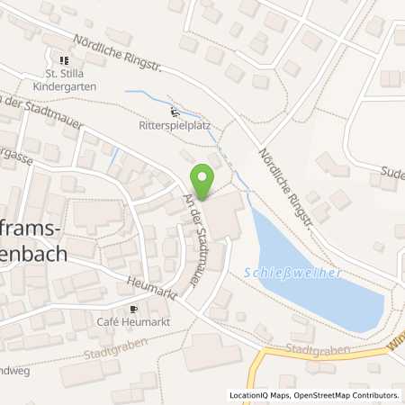 Standortübersicht der Strom (Elektro) Tankstelle: N-ERGIE Aktiengesellschaft in 91639, Wolframs-Eschenbach