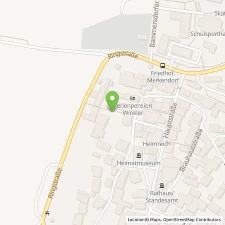 Standortübersicht der Tankstelle N-ERGIE Aktiengesellschaft in 91732 Merkendorf