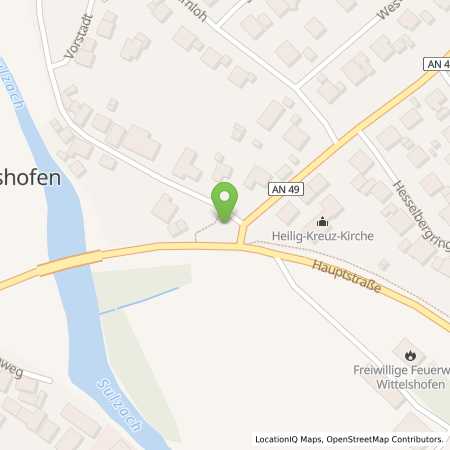 Standortübersicht der Strom (Elektro) Tankstelle: N-ERGIE Aktiengesellschaft in 91749, Wittelshofen