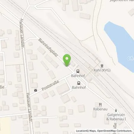 Standortübersicht der Tankstelle Gemeindewerke Kahl Versorgungsgesellschaft mbH in 63796 Kahl a. Main