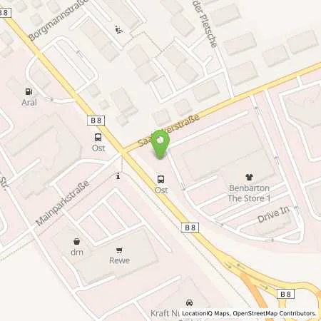 Standortübersicht der Tankstelle Allego GmbH in 63801 Kleinostheim