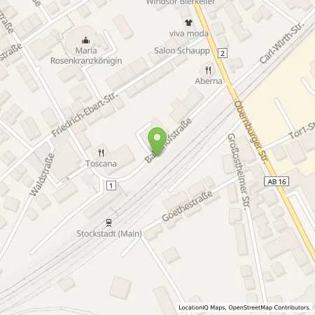 Standortübersicht der Tankstelle Süwag Energie AG in 63811 Stockstadt