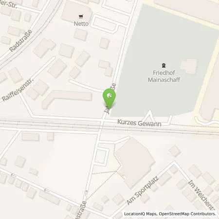 Standortübersicht der Tankstelle Süwag Energie AG in 63814 Mainaschaff