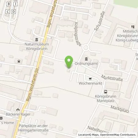 Standortübersicht der Tankstelle Lechwerke AG in 86343 Königsbrunn