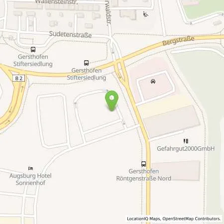 Standortübersicht der Tankstelle Charge-ON in 86368 Gersthofen