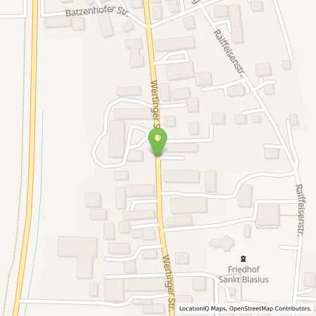 Standortübersicht der Tankstelle Privatperson in 86368 Gersthofen (Hirblingen)