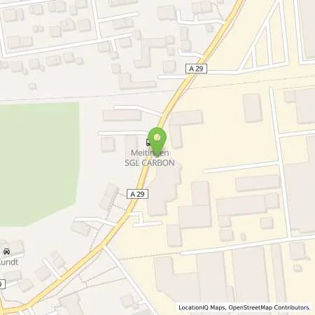 Standortübersicht der Tankstelle Lechwerke AG in 86405 Meitingen