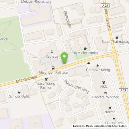 Standortübersicht der Tankstelle Lechwerke AG in 86405 Meitingen