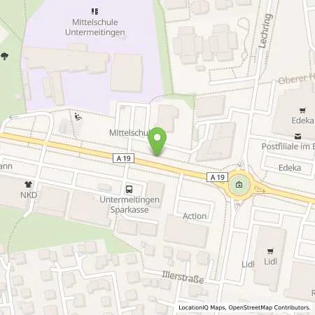 Standortübersicht der Tankstelle Lechwerke AG in 86836 Untermeitingen