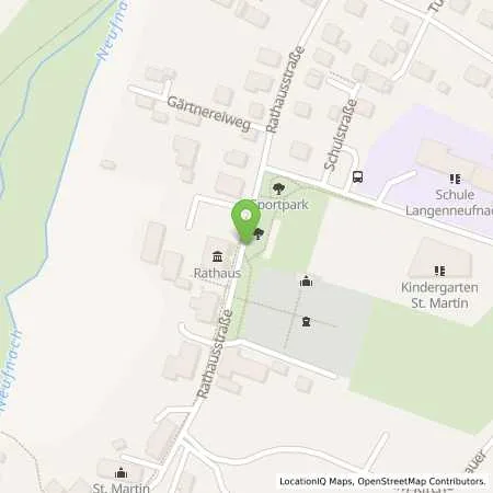 Standortübersicht der Tankstelle Lechwerke AG in 86863 Langenneufnach