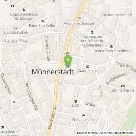 Standortübersicht der Tankstelle NATURSTROM AG in 97702 Münnerstadt