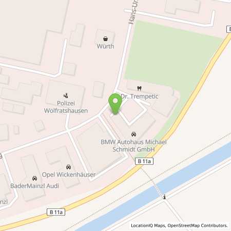 Standortübersicht der Strom (Elektro) Tankstelle: Autohaus Michael Schmidt GmbH in 82515, Wolfratshausen