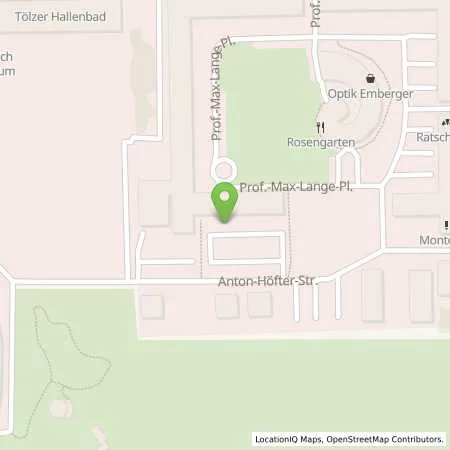 Standortübersicht der Tankstelle Stadtwerke Bad Tölz GmbH in 83646 Bad Tölz