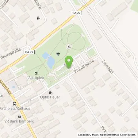 Standortübersicht der Tankstelle Stadtwerke Forchheim GmbH in 96114 Hirschaid