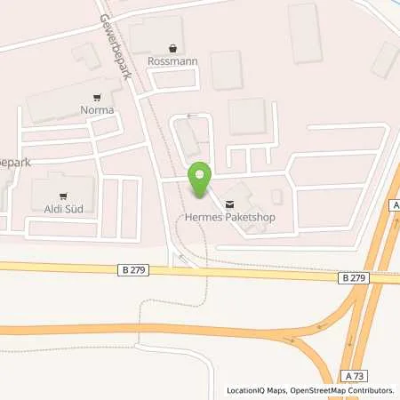 Standortübersicht der Tankstelle EnBW mobility+ AG und Co.KG in 96149 Breitengüssbach