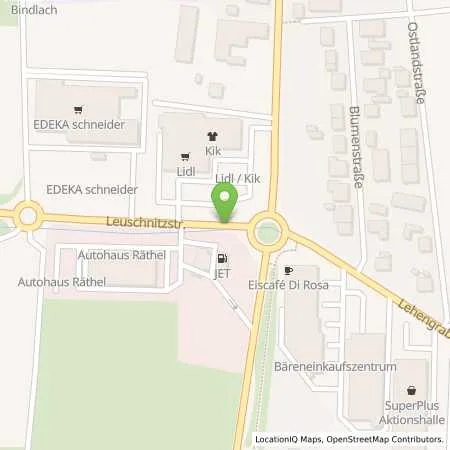 Standortübersicht der Tankstelle Schneidermarkt GmbH & Co.KG in 95463 Bindlach