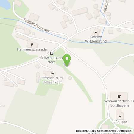 Standortübersicht der Strom (Elektro) Tankstelle: N-ERGIE Aktiengesellschaft in 95493, Bischofsgrn
