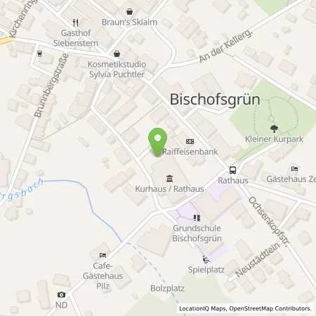 Standortübersicht der Tankstelle N-ERGIE Aktiengesellschaft in 95493 Bischofsgrün