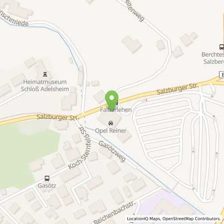 Standortübersicht der Tankstelle Autohaus Brandner GmbH & Co. KG in 83471 Berchtesgaden